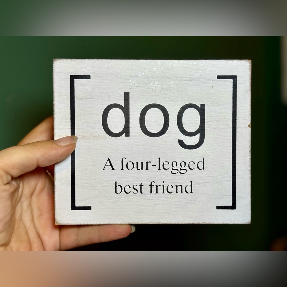 Four-Legged Friend Wall Art - White